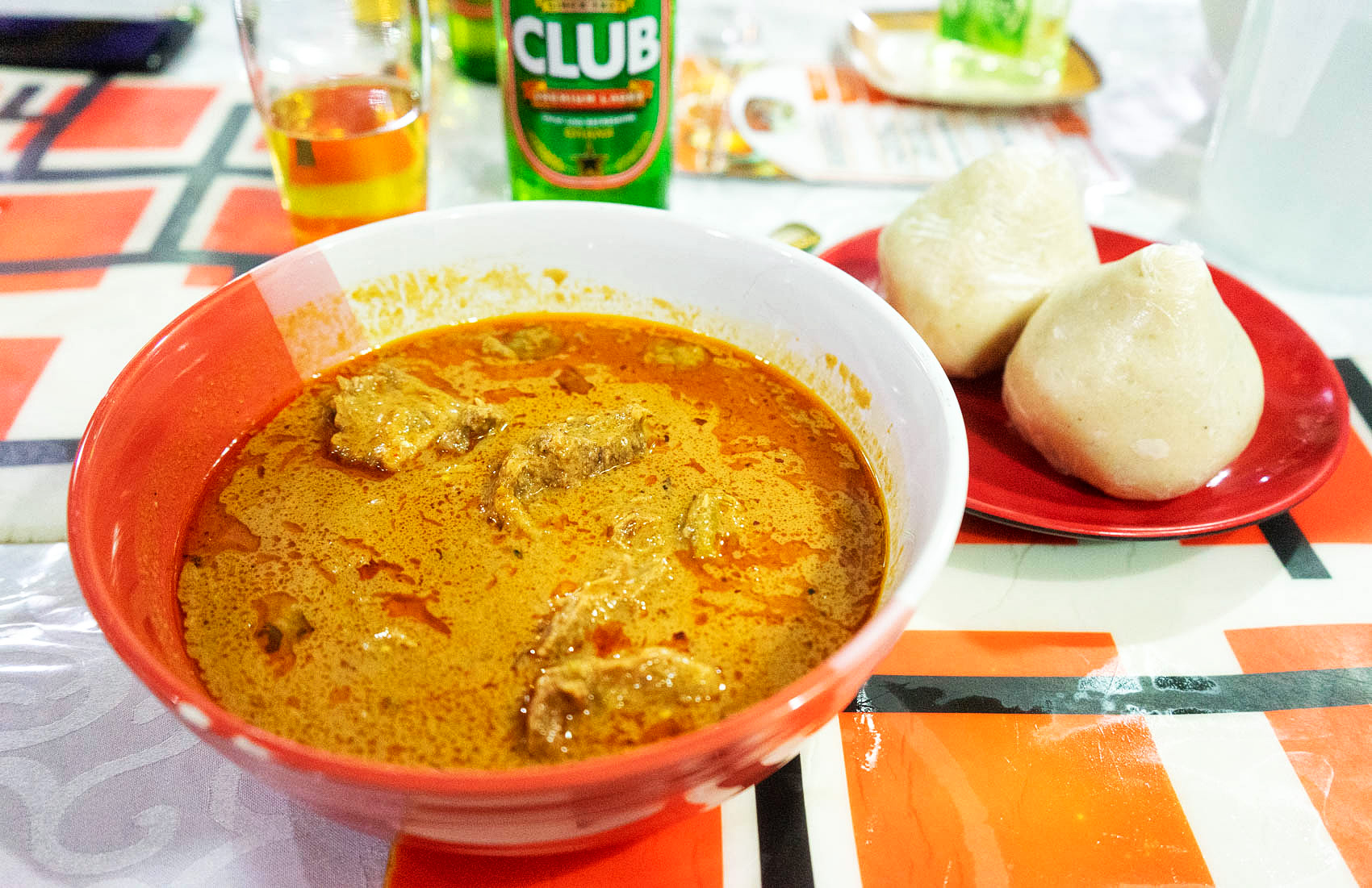 Fufu Soup from Ghana