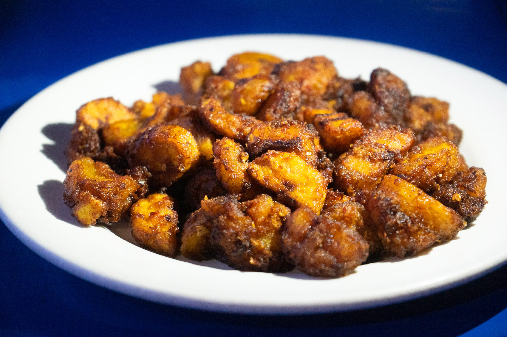 Kelewele, fried plantains