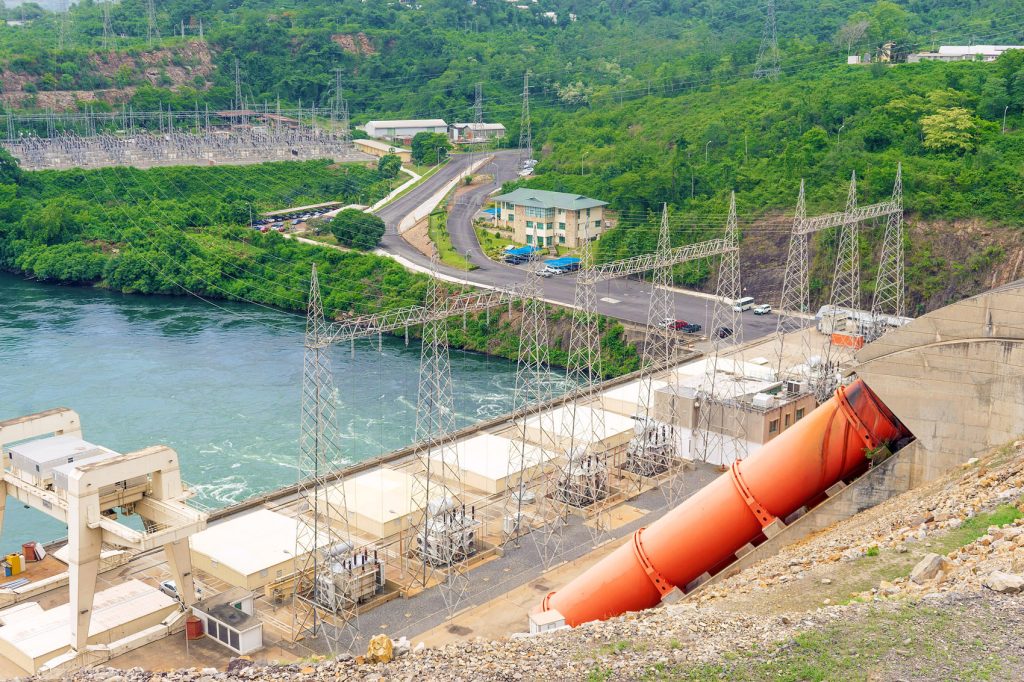 Akosombo Dam in Ghana